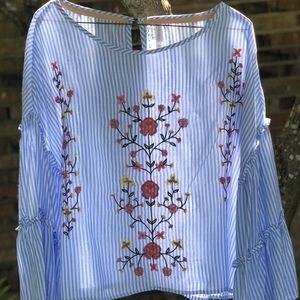 Floral Embroidered Blouse